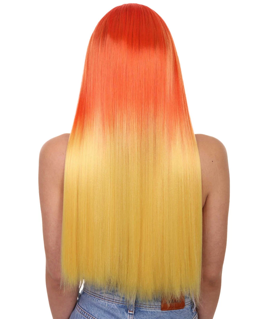 HPO Adult Women's 23" In. American Singer And Rapper Inspired Wig - Long Length Tropical Gradient Hair - Lace Front Heat Resistant Fibers | Nunique 4 HPO Adult Women's 23" In. American Singer And Rapper Inspired Wig - Long Length Tropical Gradient Hair - Lace Front Heat Resistant Fibers | Nunique