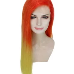 HPO Adult Women's 23" In. American Singer And Rapper Inspired Wig - Long Length Tropical Gradient Hair - Lace Front Heat Resistant Fibers | Nunique 15 HPO Adult Women's 23
