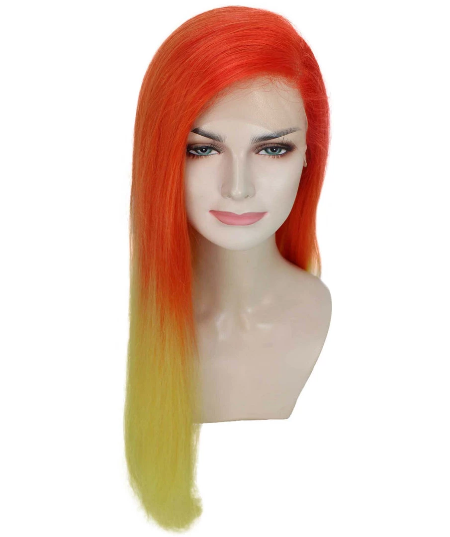 HPO Adult Women's 23" In. American Singer And Rapper Inspired Wig - Long Length Tropical Gradient Hair - Lace Front Heat Resistant Fibers | Nunique 8 HPO Adult Women's 23" In. American Singer And Rapper Inspired Wig - Long Length Tropical Gradient Hair - Lace Front Heat Resistant Fibers | Nunique