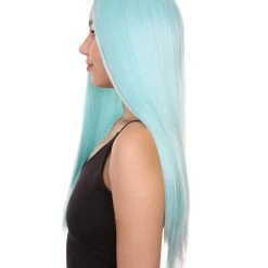 Angela Women's Long Length Lace Front Straight With Dark Roots - Adult Fashion Wigs | Nunique | Nunique