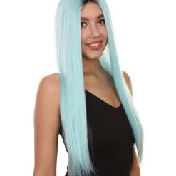 Angela Women's Long Length Lace Front Straight With Dark Roots - Adult Fashion Wigs | Nunique | Nunique