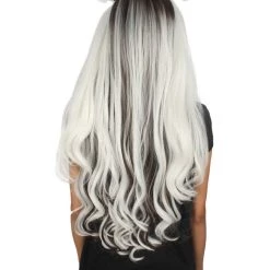 Ari Women's Long Lace Front Wavy Buns With Dark Roots - Adult Fashion Wigs | Nunique | Nunique