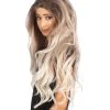 Ashley Women's Long Length Lace Front Wavy With Dark Top Bangs - Adults Fashoin Wigs | Nunique | Nunique