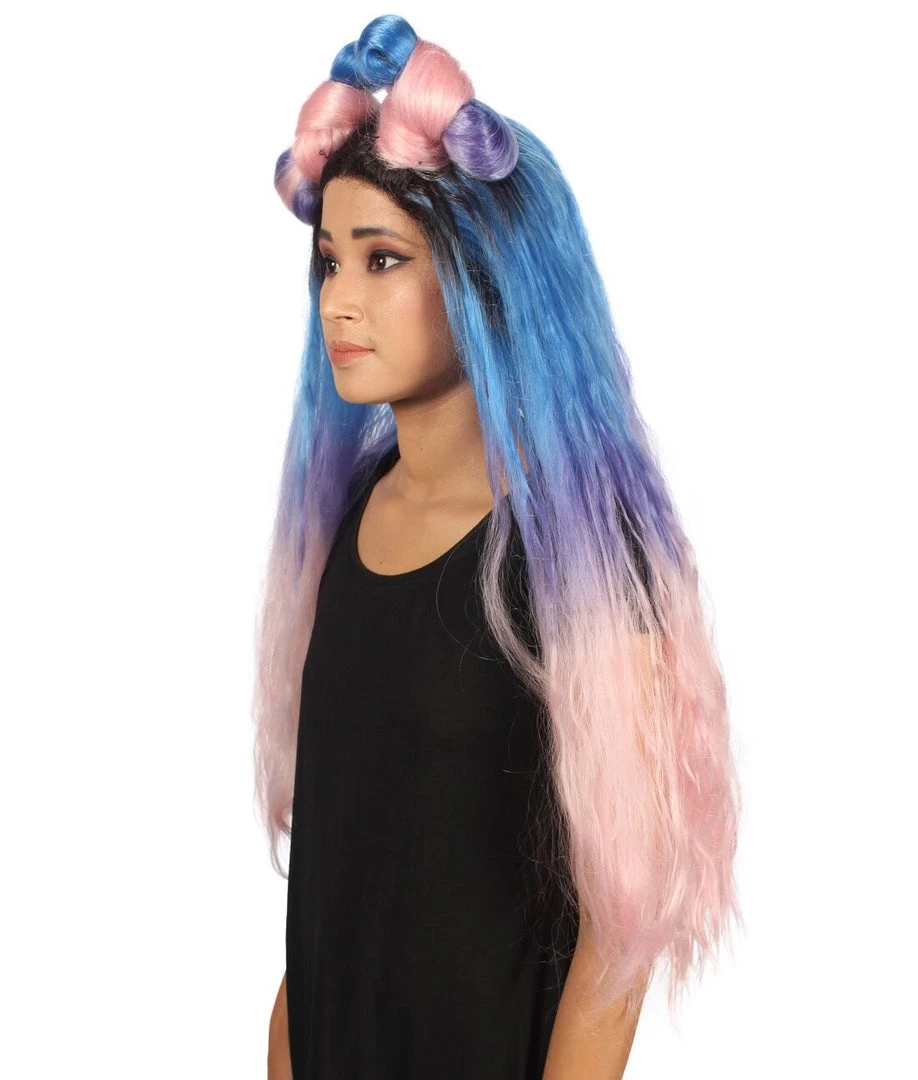 Nunique Bailey Women's Long Length Straight Lace Front Horny Buns With Dark Roots - Adults Fashion Wigs 3 Nunique Bailey Women's Long Length Straight Lace Front Horny Buns With Dark Roots - Adults Fashion Wigs