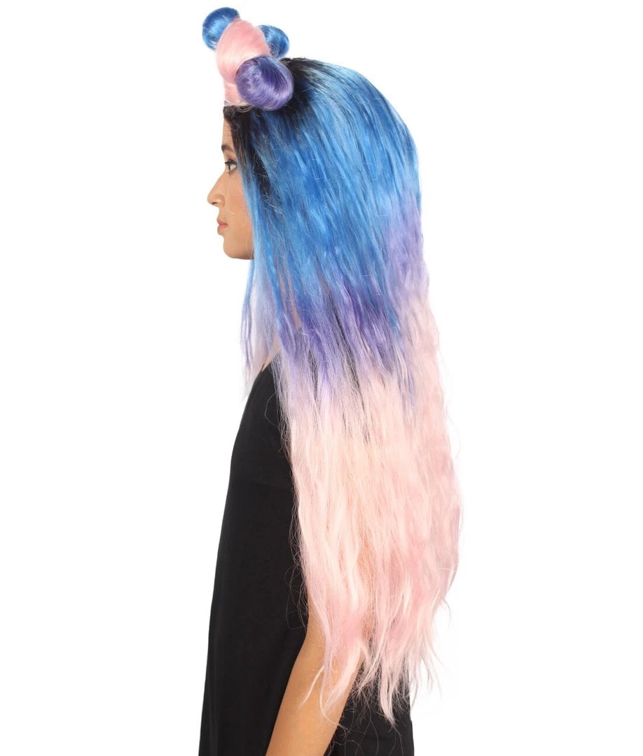 Nunique Bailey Women's Long Length Straight Lace Front Horny Buns With Dark Roots - Adults Fashion Wigs 4 Nunique Bailey Women's Long Length Straight Lace Front Horny Buns With Dark Roots - Adults Fashion Wigs