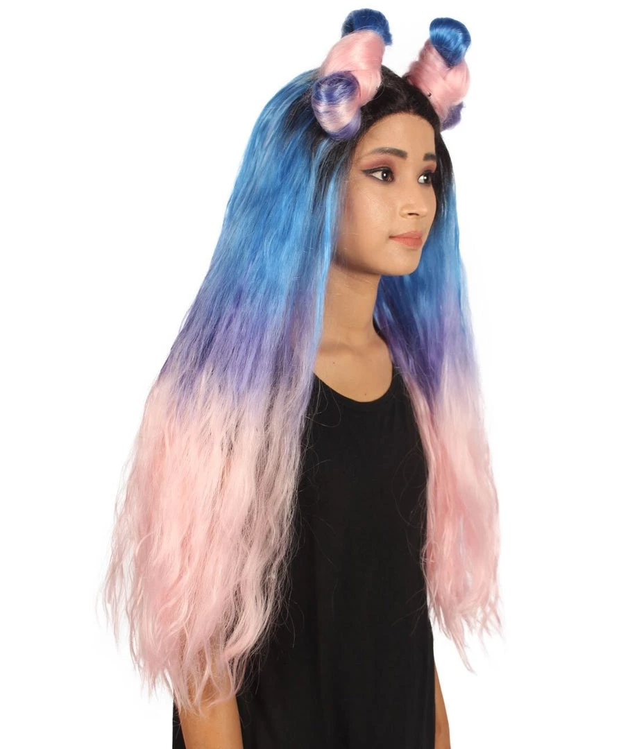 Nunique Bailey Women's Long Length Straight Lace Front Horny Buns With Dark Roots - Adults Fashion Wigs 7 Nunique Bailey Women's Long Length Straight Lace Front Horny Buns With Dark Roots - Adults Fashion Wigs