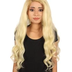 Blake Women's Long Length Lace Front Wavy With Bangs - Adults Fashion Wigs | Nunique | Nunique