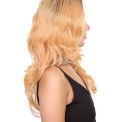 Bronte Women's Long Length Lace Front Wavy With Dark Roots - Adult Fashion Wigs | Nunique | Nunique