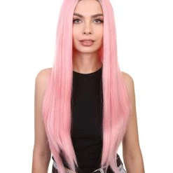 Camila Women's Long Length Lace Front Straight With Dark Roots - Adults Fashion Wigs | Nunique | Nunique