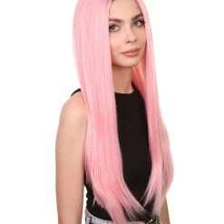 Camila Women's Long Length Lace Front Straight With Dark Roots - Adults Fashion Wigs | Nunique | Nunique