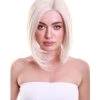 Daphne Women's Chin Length Blonde Asymetric Lace Front Bob - Adult Fashion Wigs | Nunique | Nunique