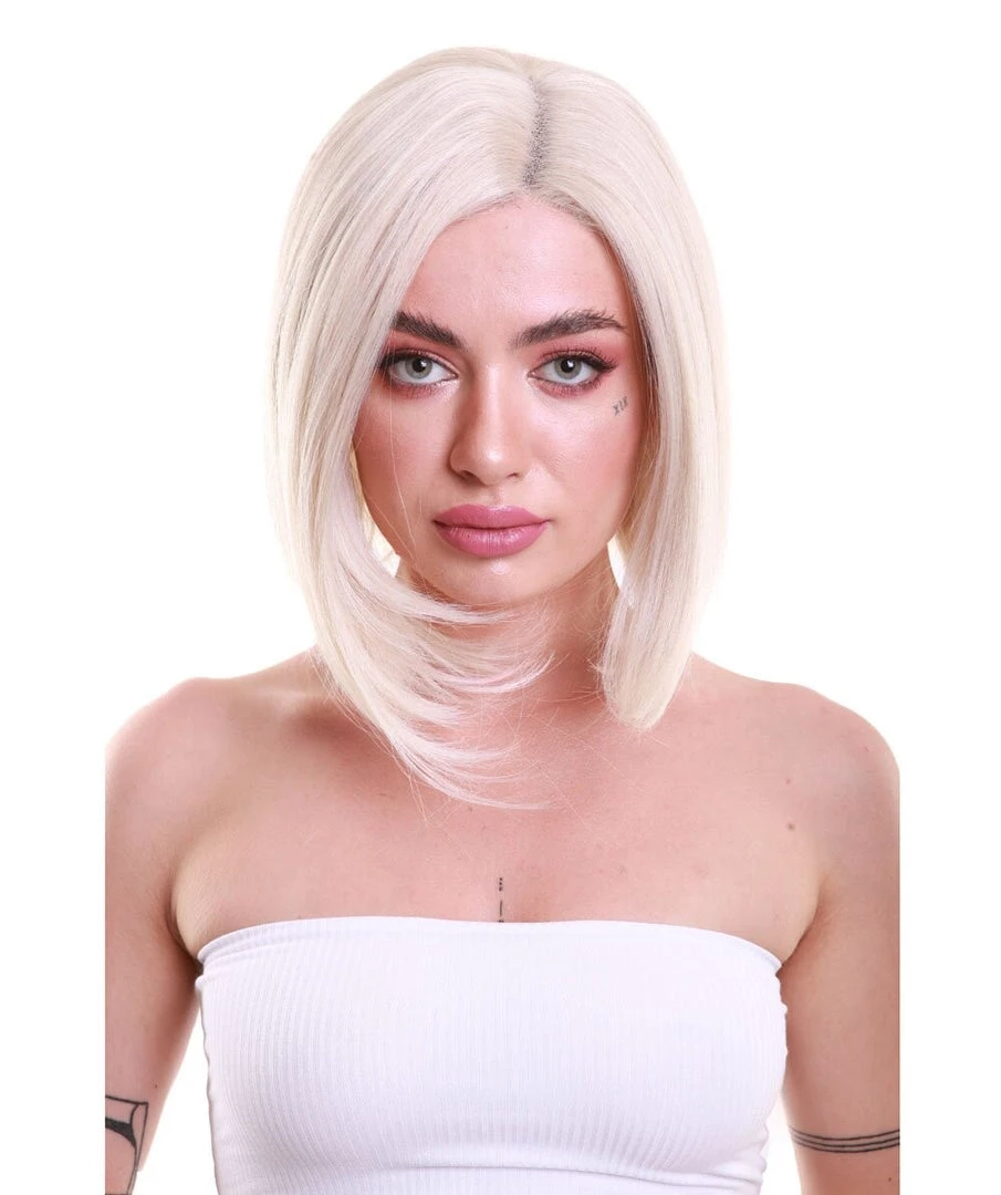 Daphne Women's Chin Length Blonde Asymetric Lace Front Bob - Adult Fashion Wigs | Nunique | Nunique 1 Daphne Women's Chin Length Blonde Asymetric Lace Front Bob - Adult Fashion Wigs | Nunique | Nunique