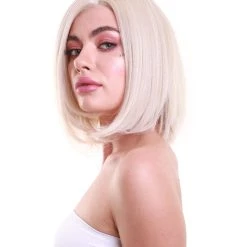 Daphne Women's Chin Length Blonde Asymetric Lace Front Bob - Adult Fashion Wigs | Nunique | Nunique 8 Daphne Women's Chin Length Blonde Asymetric Lace Front Bob - Adult Fashion Wigs | Nunique | Nunique