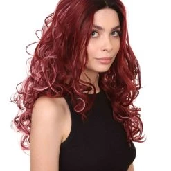 Demi Women's Long Length Lace Front Wavy With Dark Roots - Adult Fashion Wigs | Nunique | Nunique