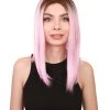 Erin Women's Shoulder Length Lace Front Straight With Dark Roots - Adults Fashion Wigs | Nunique | Nunique