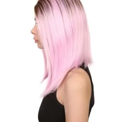 Erin Women's Shoulder Length Lace Front Straight With Dark Roots - Adults Fashion Wigs | Nunique | Nunique