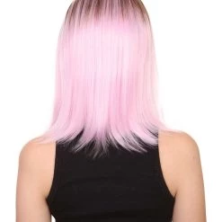 Erin Women's Shoulder Length Lace Front Straight With Dark Roots - Adults Fashion Wigs | Nunique | Nunique