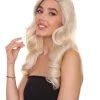 Frida Women's Long Length Lace Front Wavy With Bangs - Adults Fashion Wigs | Nunique | Nunique