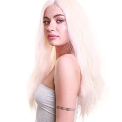 Godiva Women's Long Wavy Blonde Lace Front Wig - Adult Fashion Wigs | Nunique | Nunique