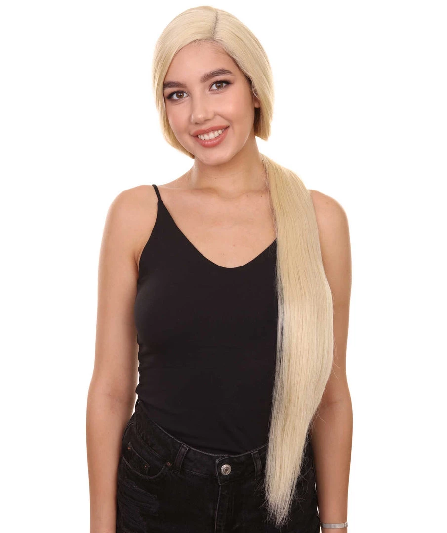 Hailey Women's Extra Long Length Lace Front Straight Hair With Bangs - Adult Fashion Wigs | Nunique | Nunique 1 Hailey Women's Extra Long Length Lace Front Straight Hair With Bangs - Adult Fashion Wigs | Nunique | Nunique