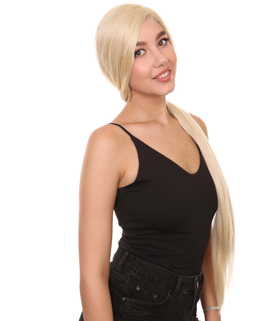 Hailey Women's Extra Long Length Lace Front Straight Hair With Bangs - Adult Fashion Wigs | Nunique | Nunique 7 Hailey Women's Extra Long Length Lace Front Straight Hair With Bangs - Adult Fashion Wigs | Nunique | Nunique