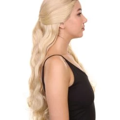 Hayden Women's Long Length Lace Front Wavy Half Updo - Adult Fashion Wigs | Nunique | Nunique