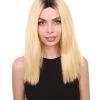 Khlo Women's Mid Length Lace Front Straight Hair With Dark Roots - Adult Fashion Wigs | Nunique | Nunique