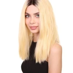 Khlo Women's Mid Length Lace Front Straight Hair With Dark Roots - Adult Fashion Wigs | Nunique | Nunique 9 Khlo Women's Mid Length Lace Front Straight Hair With Dark Roots - Adult Fashion Wigs | Nunique | Nunique