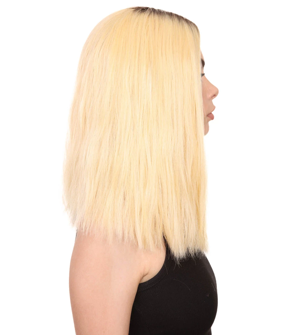 Khlo Women's Mid Length Lace Front Straight Hair With Dark Roots - Adult Fashion Wigs | Nunique | Nunique 6 Khlo Women's Mid Length Lace Front Straight Hair With Dark Roots - Adult Fashion Wigs | Nunique | Nunique