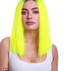 Kylie Women's Mid Length Lace Front Straight Hair With Dark Roots - Adult Fashion Wigs | Nunique | Nunique