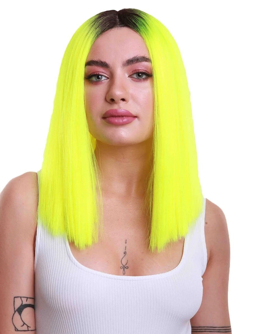 Kylie Women's Mid Length Lace Front Straight Hair With Dark Roots - Adult Fashion Wigs | Nunique | Nunique 1 Kylie Women's Mid Length Lace Front Straight Hair With Dark Roots - Adult Fashion Wigs | Nunique | Nunique