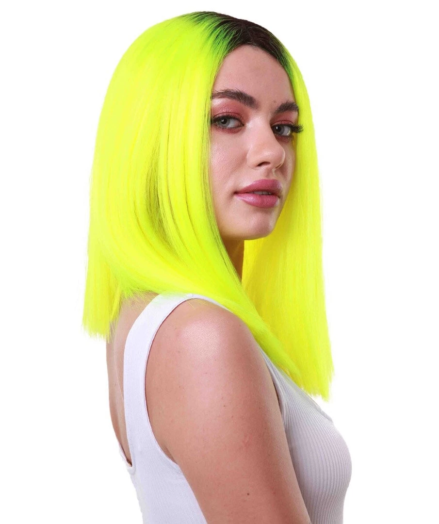 Kylie Women's Mid Length Lace Front Straight Hair With Dark Roots - Adult Fashion Wigs | Nunique | Nunique 4 Kylie Women's Mid Length Lace Front Straight Hair With Dark Roots - Adult Fashion Wigs | Nunique | Nunique