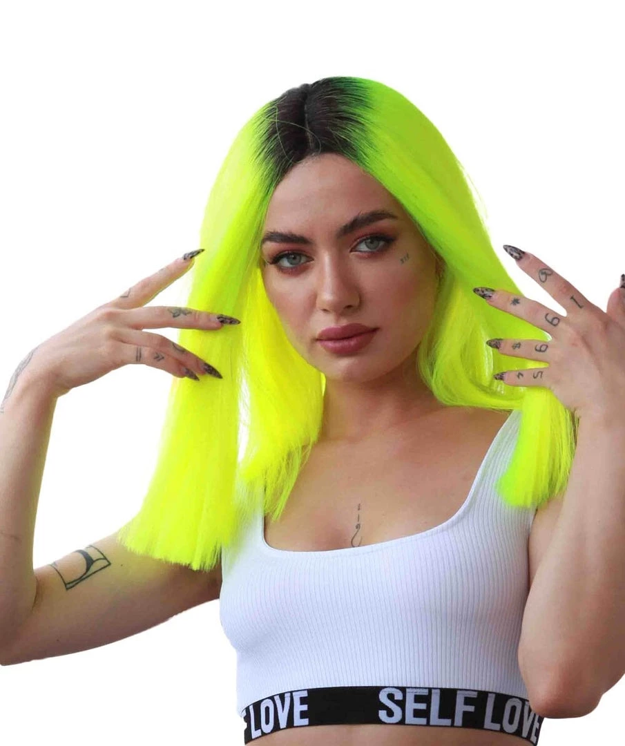 Kylie Women's Mid Length Lace Front Straight Hair With Dark Roots - Adult Fashion Wigs | Nunique | Nunique 5 Kylie Women's Mid Length Lace Front Straight Hair With Dark Roots - Adult Fashion Wigs | Nunique | Nunique