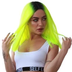 Kylie Women's Mid Length Lace Front Straight Hair With Dark Roots - Adult Fashion Wigs | Nunique | Nunique 13 Kylie Women's Mid Length Lace Front Straight Hair With Dark Roots - Adult Fashion Wigs | Nunique | Nunique