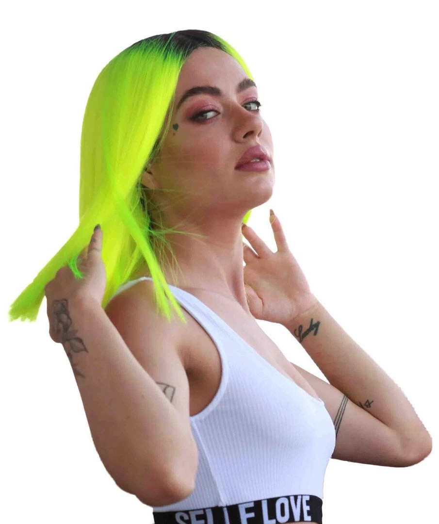 Kylie Women's Mid Length Lace Front Straight Hair With Dark Roots - Adult Fashion Wigs | Nunique | Nunique 8 Kylie Women's Mid Length Lace Front Straight Hair With Dark Roots - Adult Fashion Wigs | Nunique | Nunique