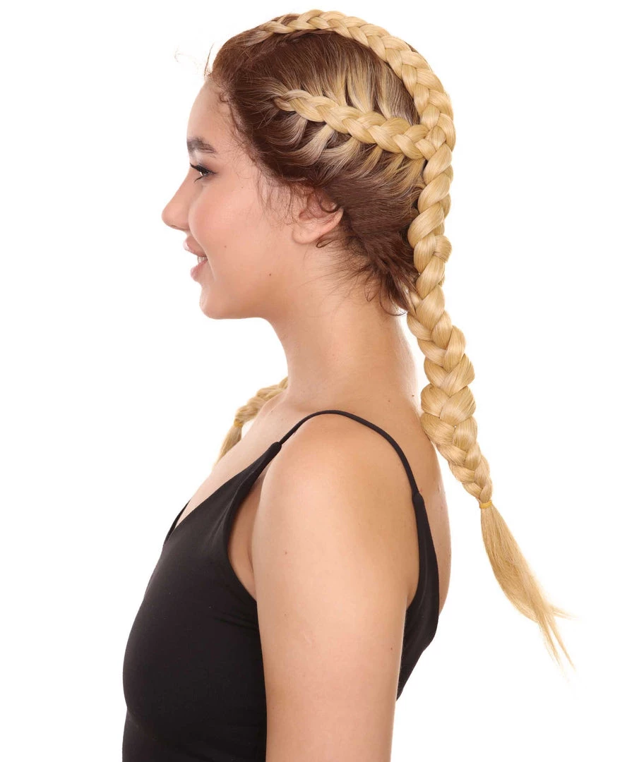 Lola Women's Mid Length Lace Front French Braids - Adult Fashion Wigs | Nunique | Nunique 3 Lola Women's Mid Length Lace Front French Braids - Adult Fashion Wigs | Nunique | Nunique