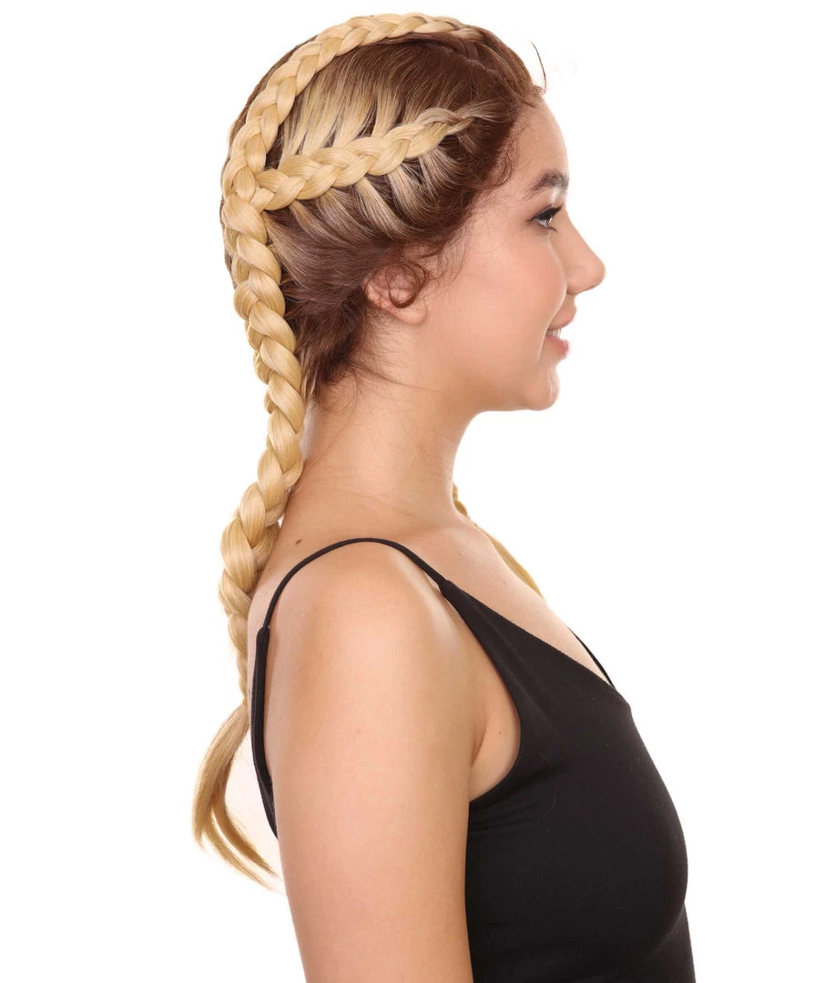 Lola Women's Mid Length Lace Front French Braids - Adult Fashion Wigs | Nunique | Nunique 5 Lola Women's Mid Length Lace Front French Braids - Adult Fashion Wigs | Nunique | Nunique