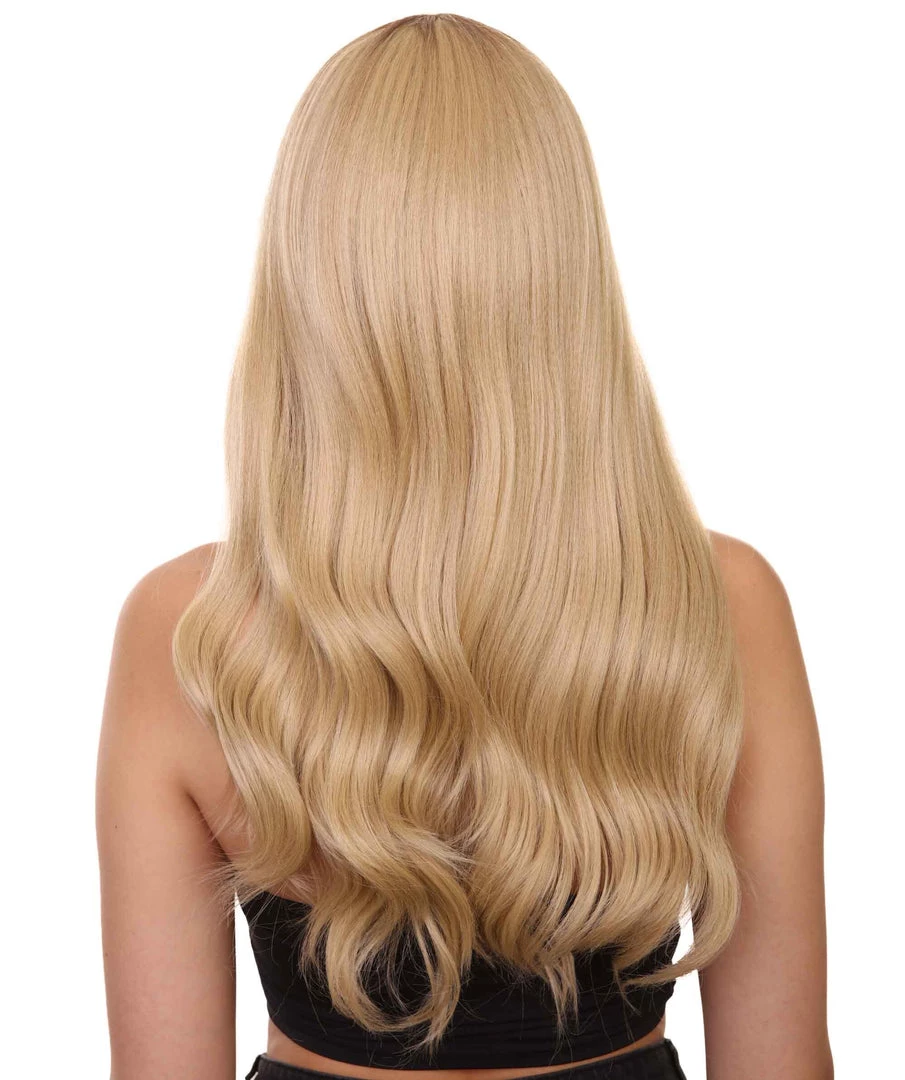 Mary-Kate Women's Long Length Lace Front Wavy Hair With Dark Roots - Adult Fashion Wigs | Nunique | Nunique 5 Mary-Kate Women's Long Length Lace Front Wavy Hair With Dark Roots - Adult Fashion Wigs | Nunique | Nunique