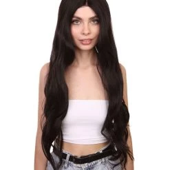 Meghan Women's Long Length Lace Front Wavy With Bangs - Adults Fashion Wigs | Nunique | Nunique