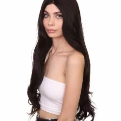 Meghan Women's Long Length Lace Front Wavy With Bangs - Adults Fashion Wigs | Nunique | Nunique 8 Meghan Women's Long Length Lace Front Wavy With Bangs - Adults Fashion Wigs | Nunique | Nunique