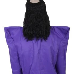 HPO 80's Rock Star | Dark Purple Suit With Mock Turtle Neck | Premium Halloween Costume