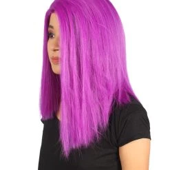 Michelle Women's Shoulder Length Lace Front Straight With Bangs - Adults Fashion Wigs | Nunique | Nunique