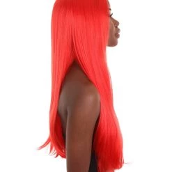 Nunique Women's 26 In. Lace Front Heat Resistant Wig NUW-0059 (Red) | Nunique