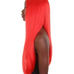 Nunique Women's 26 In. Lace Front Heat Resistant Wig NUW-0059 (Red) | Nunique