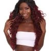 Nunique Women's 33" Lace Front Heat Resistant Natural Model Wig - Extra Long Length Curly Brunette Hair - Easy To Wear And Simple To Maintain | Nunique