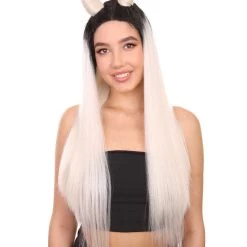 Pia Women's Long Length Lace Front Straight Hair With Tight Buns - Adult Fashion Wigs | Nunique | Nunique
