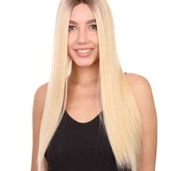 Samantha Women's Long Length Lace Front Straight With Bangs - Adults Fashion Wigs | Nunique | Nunique