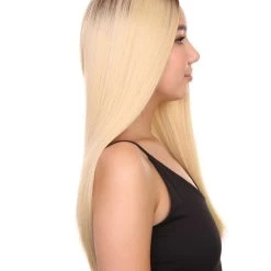 Samantha Women's Long Length Lace Front Straight With Bangs - Adults Fashion Wigs | Nunique | Nunique