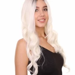 Scarlett Women's Long Length Lace Front Wavy Dark Roots - Adult Fashion Wigs | Nunique | Nunique