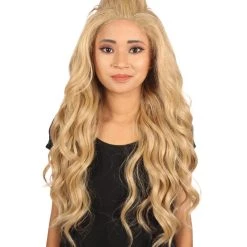 Taylor Women's Long Length Lace Front Wavy With Bangs - Adults Fashion Wigs | Nunique | Nunique